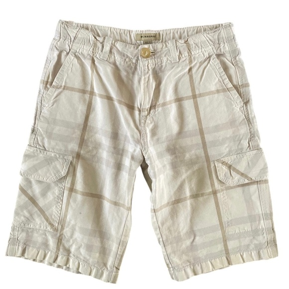 Burberry Other - Burberry Cargo Plaid Shorts Boys 10 Years